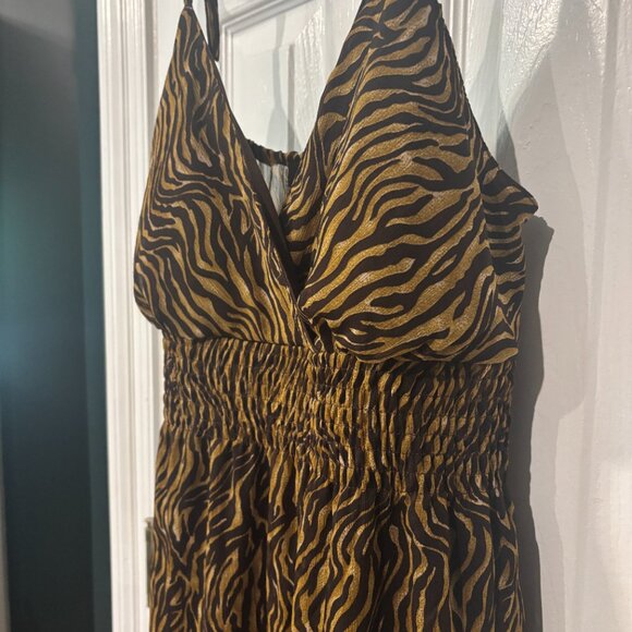 Women's Dress - Dimri Brand - Zebra Print - Size L - Picture 2 of 6